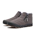Jakcuz Men's Water-resistant Snow Boots