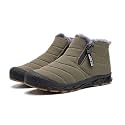 Jakcuz Men's Water-resistant Snow Boots