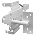 Jake Sales - Stainless Steel Gate Latch White (for Vinyl, Wood, PVC etc Fencing) Fence Gate Latch w/Mount Hardware - CASE Qty 12