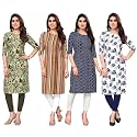 JAKHANA Women39s Crepe Printed Casual Straight Calf