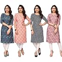 JAKHANA Women39s Crepe Printed Casual Straight Calf