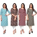 JAKHANA Women39s Crepe Printed Casual Straight Calf