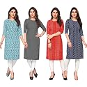 JAKHANA Women39s Crepe Printed Casual Straight Calf
