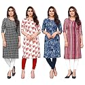 JAKHANA Women39s Crepe Printed Casual Straight Calf