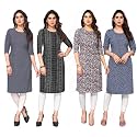 JAKHANA Women39s Crepe Printed Casual Straight Calf