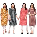 JAKHANA Women39s Crepe Printed Casual Straight Calf