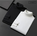 Jalapeno Solid High Neck Casual Men Black