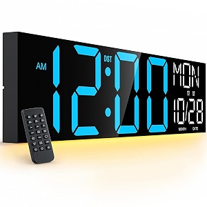 JALL 30 inch Oversized Digital Wall Clock