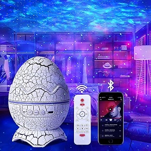 decorative astronaut galaxy projector with remote control light projector with nebula 360 adjustable timer kids astronaut nebula night light for gifts home room decoration gaming room party