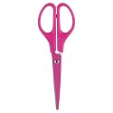 JAM PAPER Arts &amp; Crafts Scissors - 6 3/4 Inch - Fuchsia Pink - Ergonomic Handle &amp; Stainless Steel Pointed Tip Blades - Sold Individually
