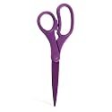 JAM PAPER Multi-Purpose Precision Scissors - 8 Inch - Purple - Ergonomic Handle &amp; Stainless Steel Blades - Sold Individually