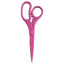 JAM PAPER Multi-Purpose Precision Scissors - 8 Inch - Fuchsia Pink - Ergonomic Handle &amp; Stainless Steel Blades - Sold Individually