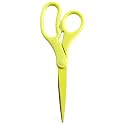 JAM PAPER Multi-Purpose Precision Scissors - 8 Inch - Neon Lime Green - Ergonomic Handle &amp; Stainless Steel Blades - Sold Individually