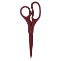 JAM PAPER Multi-Purpose Precision Scissors - 8 Inch - Burgundy - Ergonomic Handle &amp; Stainless Steel Blades - Sold Individually