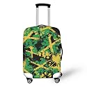 Jamaican Flag Luggage Covers,Dustproof Luggage Cover Protector,Suitcase Protective Cover,Travel Luggage Cover Suitcase Protector