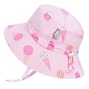 JAN &amp; JUL Kids' Quick Dry Beach Bucket Sun-Hat for Swimming