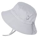 JAN &amp; JUL Kids' Quick Dry Beach Bucket Sun-Hat for Swimming