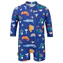 JAN &amp; JUL Long Sleeve 1-pc UV Jumpsuit Rash Guard (Baby, Toddler)