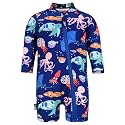 JAN &amp; JUL Long Sleeve 1-pc UV Jumpsuit Rash Guard (Baby, Toddler)