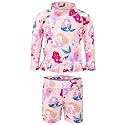 JAN &amp; JUL Long Sleeve 2-pc UV Swim-Suit Set with Shorts (Baby, Toddler, Kids)