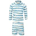 JAN &amp; JUL Long Sleeve 2-pc UV Swim-Suit Set with Shorts (Baby, Toddler, Kids)
