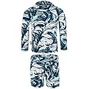 JAN &amp; JUL Long Sleeve 2-pc UV Swim-Suit Set with Shorts (Baby, Toddler, Kids)