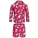JAN &amp; JUL Long Sleeve 2-pc UV Swim-Suit Set with Shorts (Baby, Toddler, Kids)