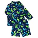 JAN &amp; JUL Long Sleeve 2-pc UV Swim-Suit Set with Shorts (Baby, Toddler, Kids)