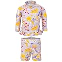 JAN &amp; JUL Long Sleeve 2-pc UV Swim-Suit Set with Shorts (Baby, Toddler, Kids)