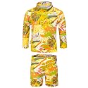 JAN &amp; JUL Long Sleeve 2-pc UV Swim-Suit Set with Shorts (Baby, Toddler, Kids)