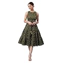 Janasya Women39s Blue Pure Cotton Floral Printed