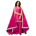 Janasya Women39s Chanderi Silk Embellished Straight Kurta