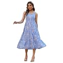 Janasya Women39s Georgette Tiered Midi Dress