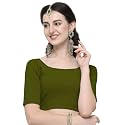 Janasya Women39s Plain Pure Cotton Stitched Blouse