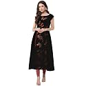 Janasya Women39s Crepe Frontslit Kurta