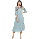 Janasya Women39s Poly Crepe Regular Kurta