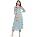 Janasya Women39s Poly Crepe Regular Kurta