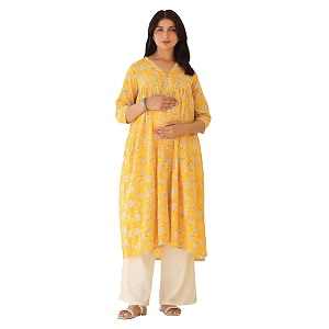 Janasya Womens Pure Cotton Relaxed Fit A