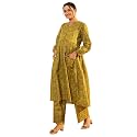 Janasya Women39s Pure Cotton Floral Printed A-line