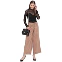 Janasya Women's Pure Cotton Palazzo Pant