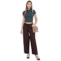 Janasya Women's Pure Cotton Palazzo Pant