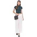 Janasya Women's Pure Cotton Palazzo Pant