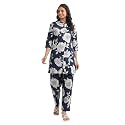Janasya Women39s Pure Cotton Floral Printed Straight