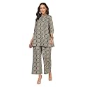 Janasya Women Tunic with Palazzo Set