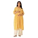 Janasya Women39s Pure Cotton Relaxed Fit A