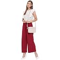 Janasya Women's Pure Cotton Palazzo Pant