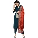 Janasya Women39s Rayon Kurta With Pant and