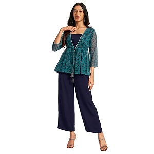 Janasya Womens Solid Shoulder Strap Crop Top