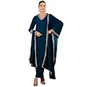 Janasya Women Kurta with Pant &amp; Dupatta Set