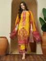 Janasya Women Cotton Blend Kurta Pant Dupatta